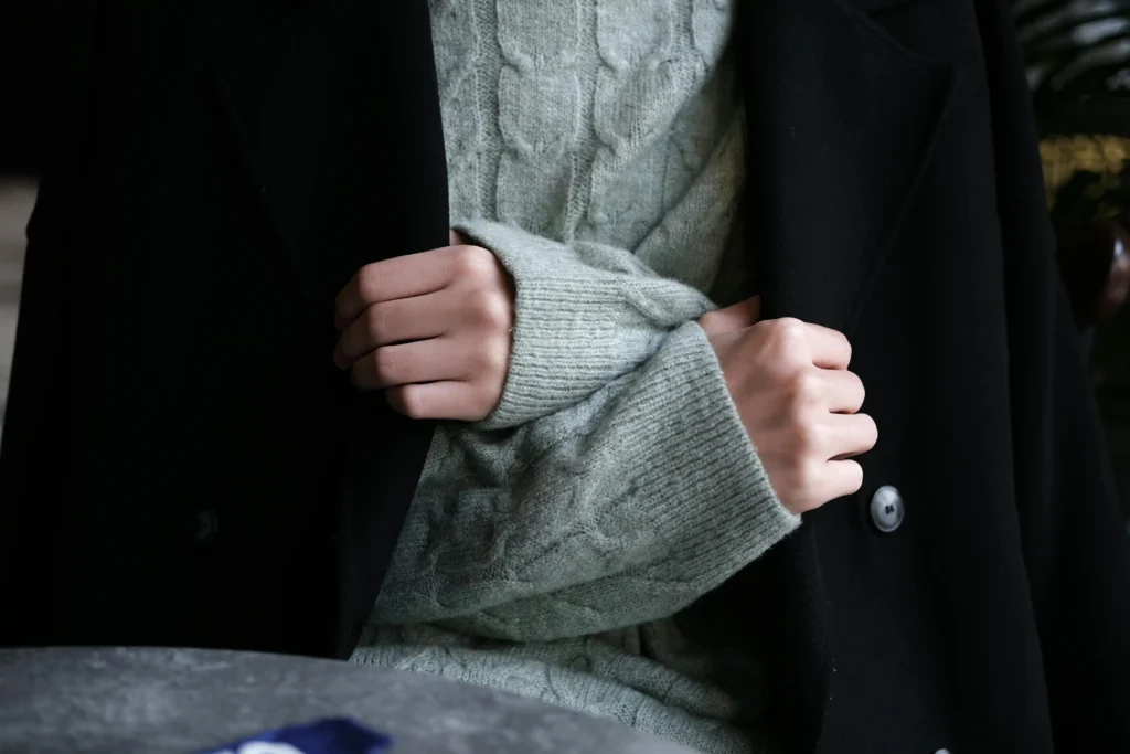 Oversized Knit Sweater + A Satin Mini Skirt