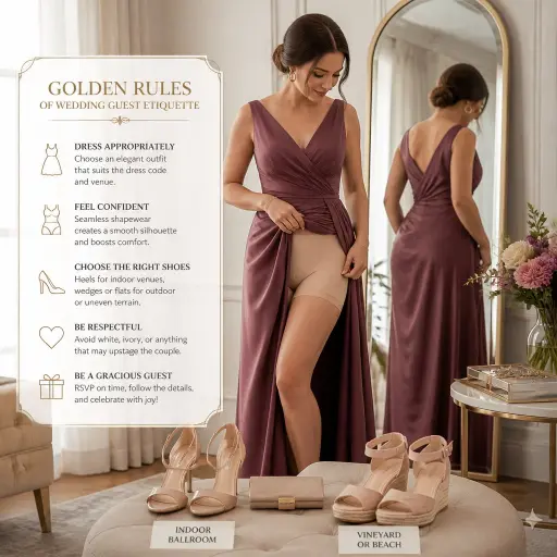 The 15 Ultimate Guide to Perfecting Your Next Wedding Outfit Ideas 3 The Golden Rules of Wedding Guest Etiquette