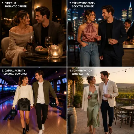 Timeless Date Night Selector: Matching Outfits to the Venue