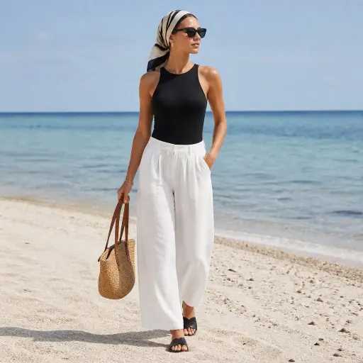 10. The Minimalist Monochrome Swimsuit
