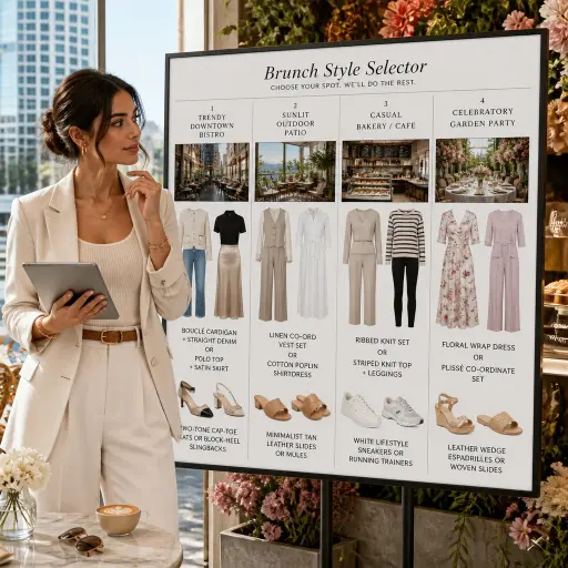 Brunch Style Selector: Matching Outfits to the Cafe Vibe