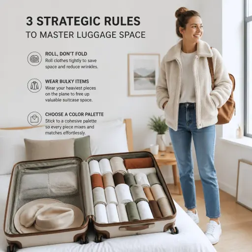 3 Strategic Rules to Master Your Luggage Space