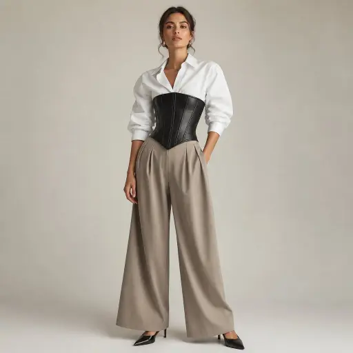 3. The Sculptural Structural Leather Corset
