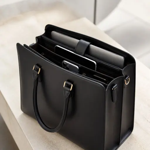 9. The Structured Top-Handle Carryall Tote