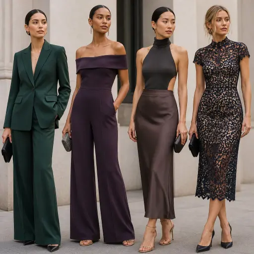 5. The Modern Alternative (Suits & Jumpsuits)
