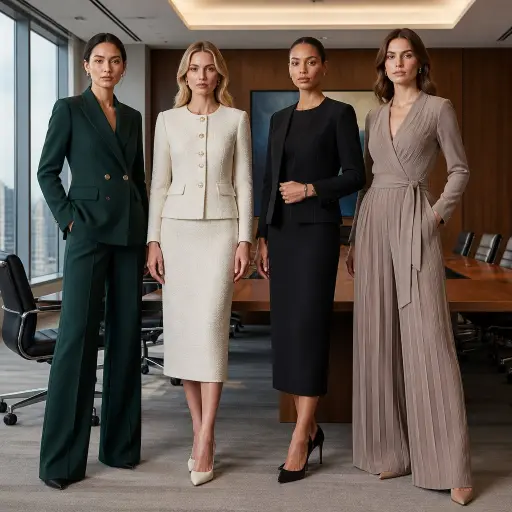 1. The Executive Boardroom (Power Dressing)
