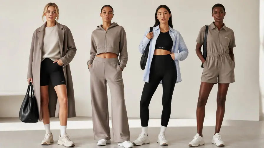 Smart and Comfortable Travel Outfit Ideas for Long Haul Flights 7 4. The Relaxed Athleisure Edit (Elevated Comfort)