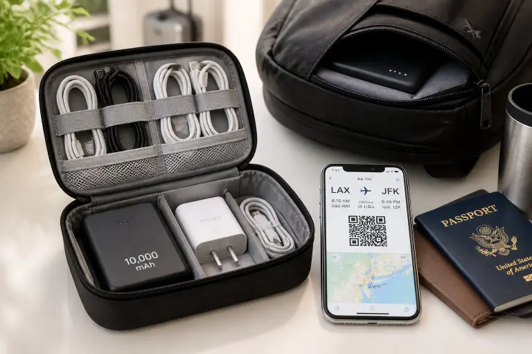 Electronics, Tech Accessories, and Documents