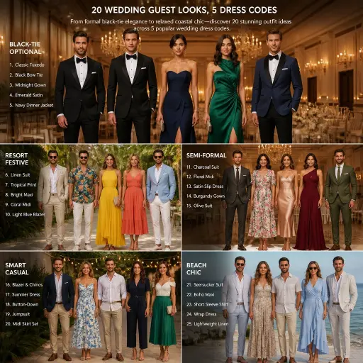 20 Stunning Wedding Guest Dress Styles for Every Dress Code 1 20 Stunning Wedding Guest Dress Styles for Every Dress Code