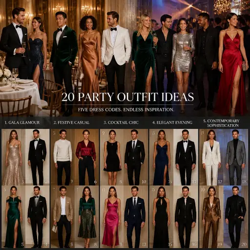 20 Stunning Party Outfit Ideas for Every Dress Code